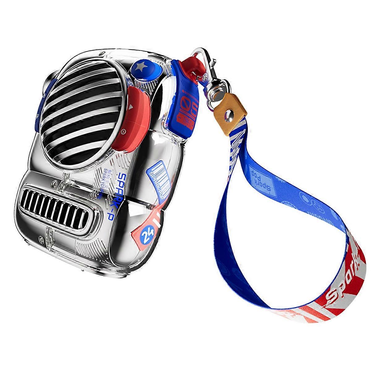 Mini Speaker Portable Bluetooth Speaker with Hook Balanced Bass for Camping Hiking Outdoor Blue