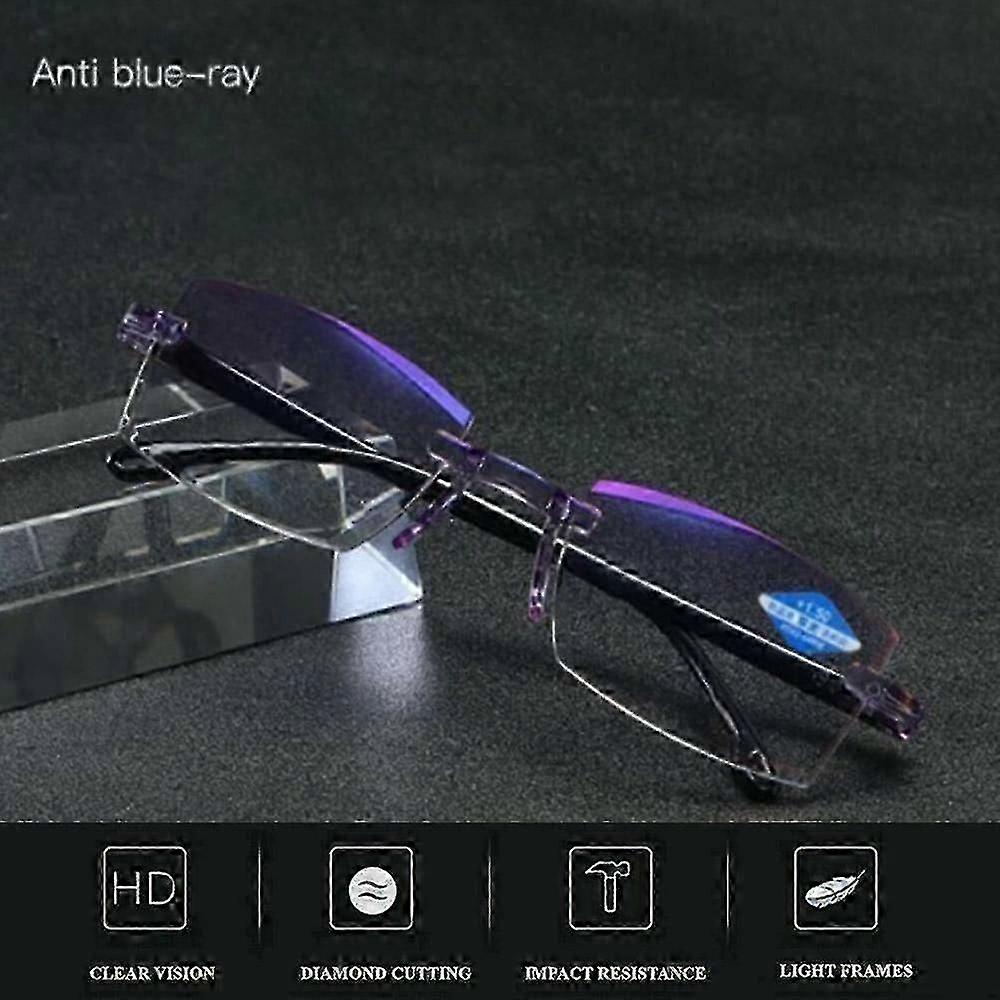 High Hardness Anti-blue Progressive Far And Near Dual Use Reading Glasses Usa