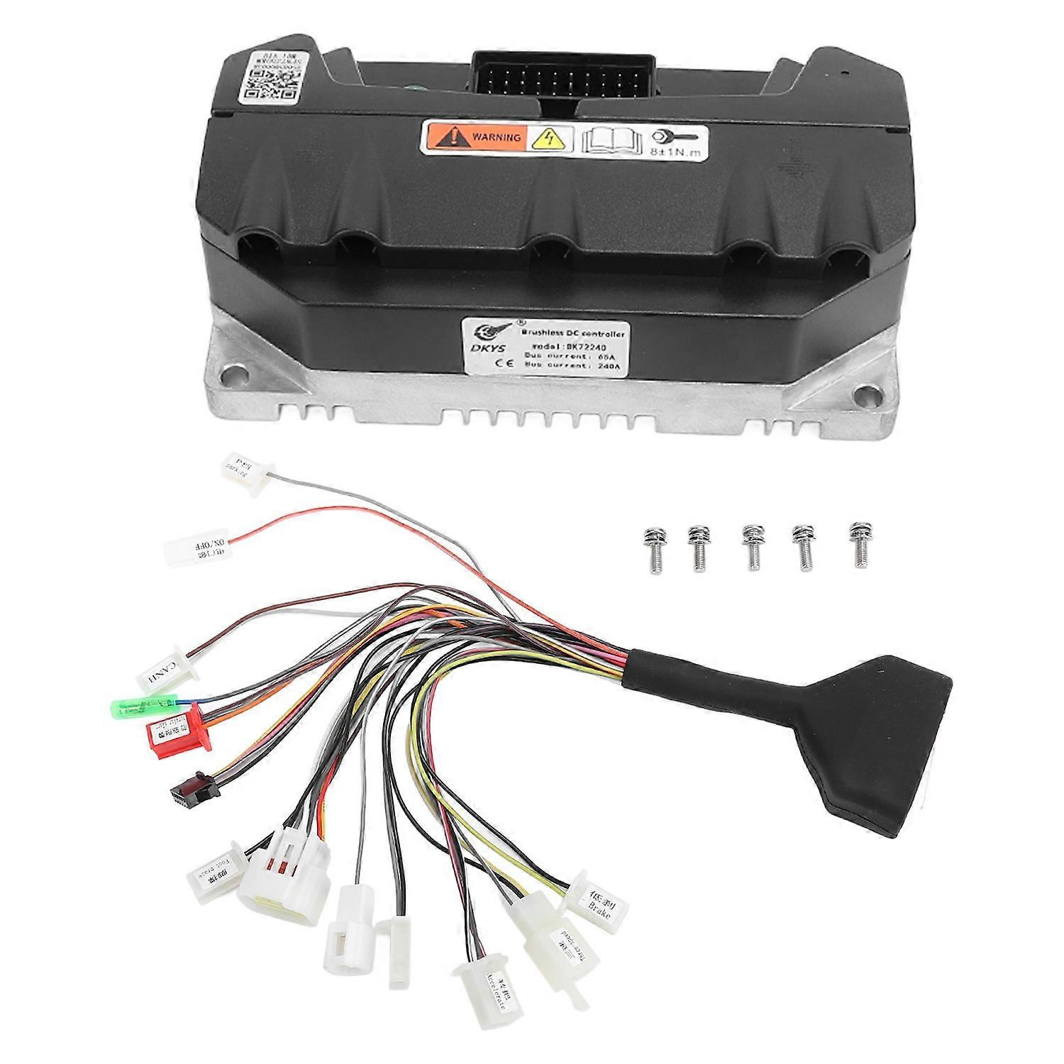 72 V Elektromotorrad-Controller 3600 W Peak DK72240 Sinuswellentyp Bürstenloser DC-Motor-Controller f
