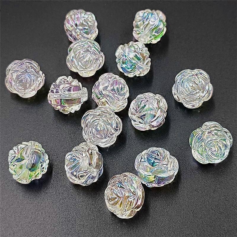 Making Materials Bracelet Necklace Double-sided Three-dimensional DIY Transparent Fashion Handmade Beaded Accessories UV Acrylic 10pcs Accessories
