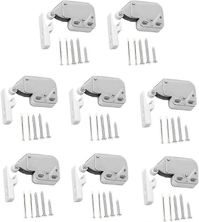 Invisible Cabinet Lock Universal Furniture Fastener, Total Security Closure With Anti-Corrosion Surface And Adjustable Through Slot Assembly For