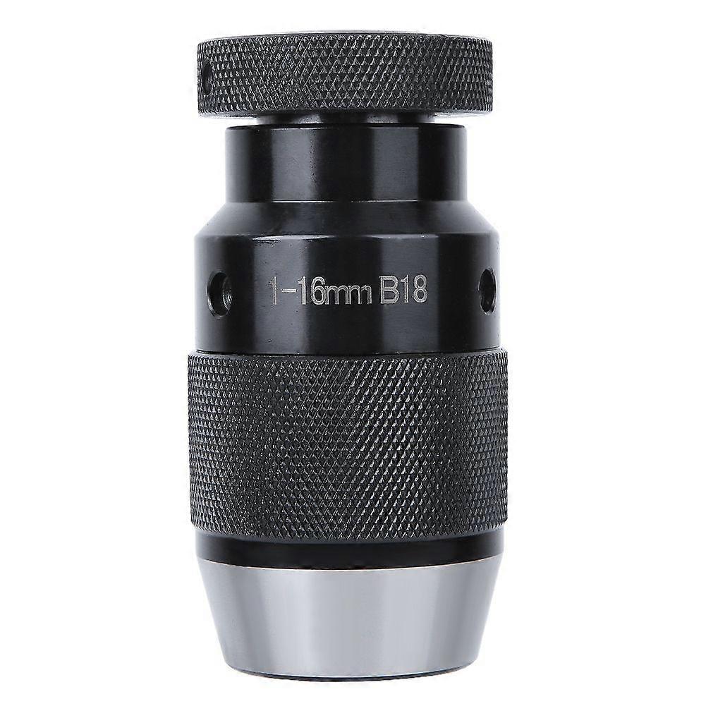 B18 Lathe Automatic Locking Drill Chuck Self Tighten Drill Chuck CNC Parts 1-16mm