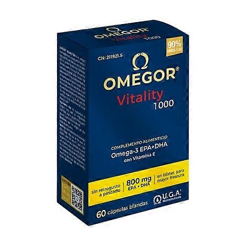 Omegor vitality 1000 omega3 60 capsules