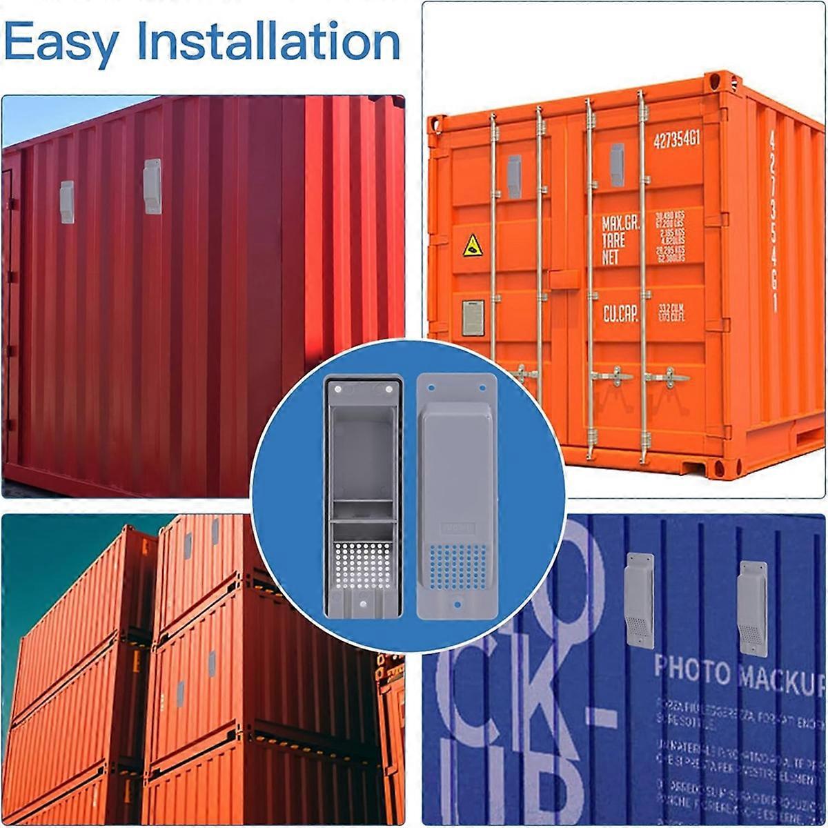 8pack Shipping Container Air Vent Kit Heavy Duty Shipping Container Accessories Flow Ventilation Kit