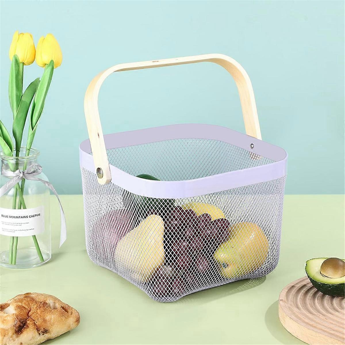 Multi-functional Kitchen Baskets Fruit Basket with Handle 