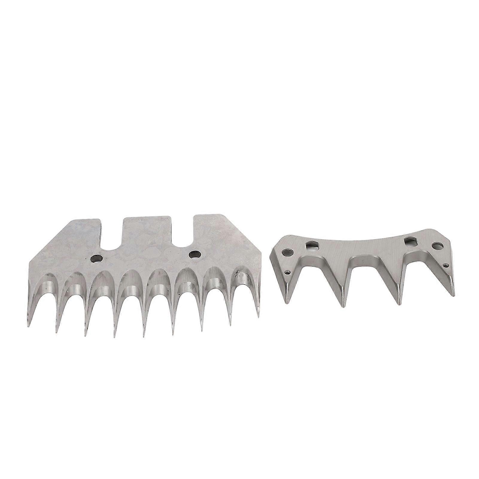 Sheep Shears Replacement Blades Professional Stainless Steel Precise Design Efficient Electric Sheep Shears Straight Blades for Sheep Shears 9 Teeth