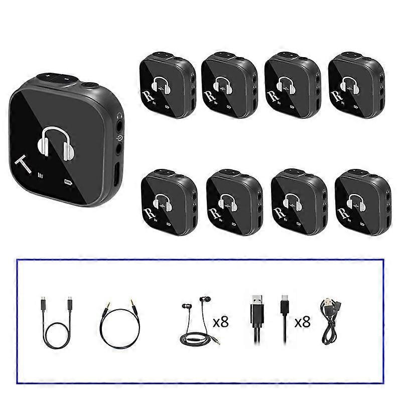 5.8G Wireless In Ear Monitor System One To Eight