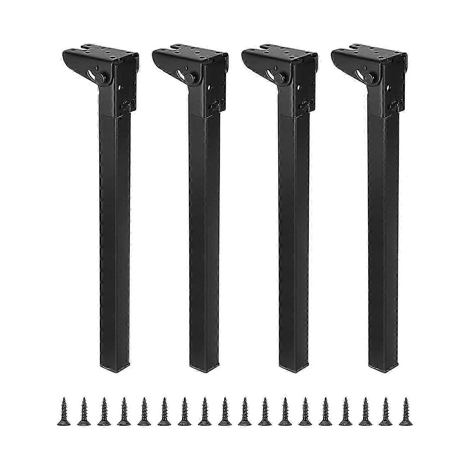 4 Pieces Foldable Table Leg Collapsible Portable Bench Desk