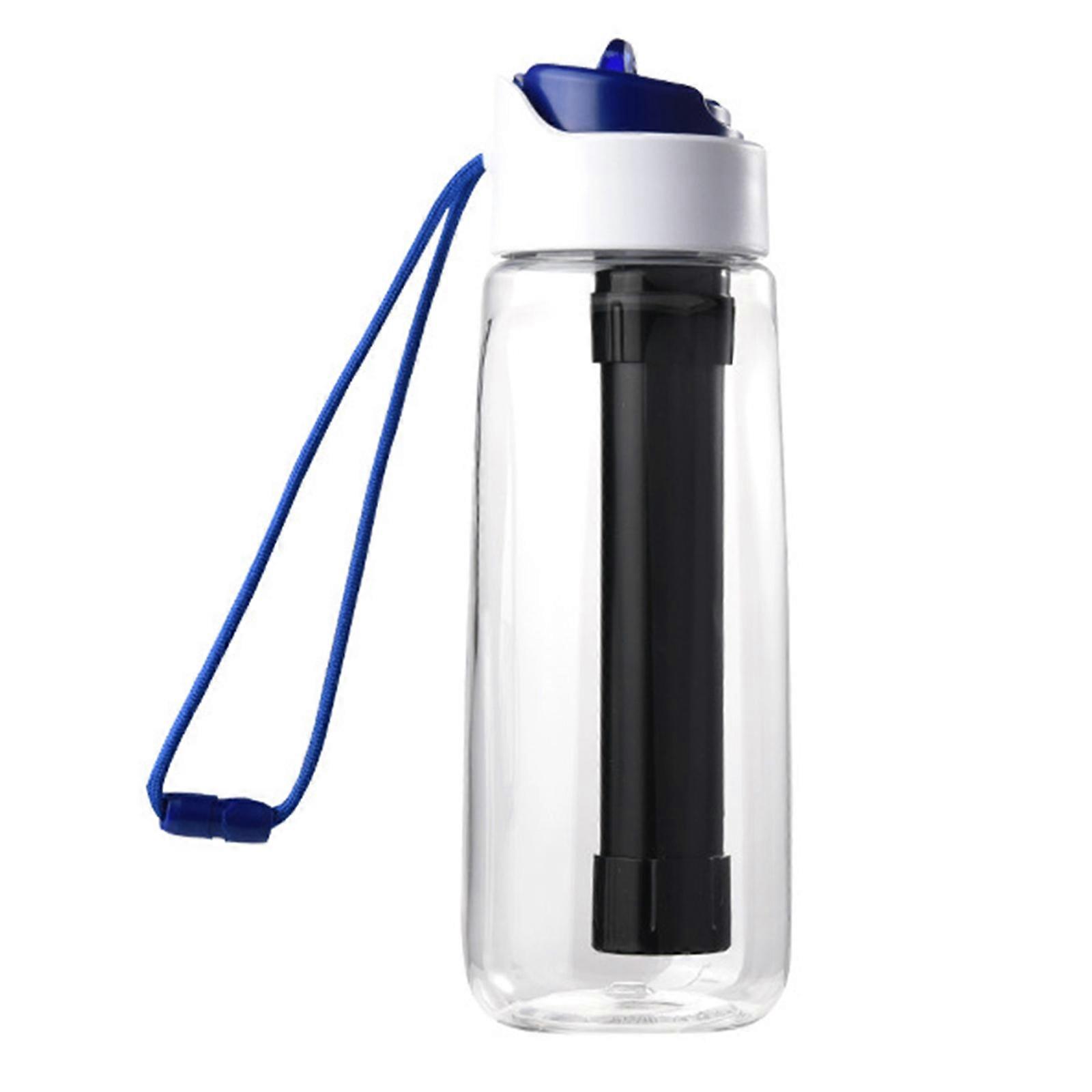 Wide Mouthes Water Bottles with Handle Large Capacity Drinking Water Bottles for Travel Camping Hiking  White