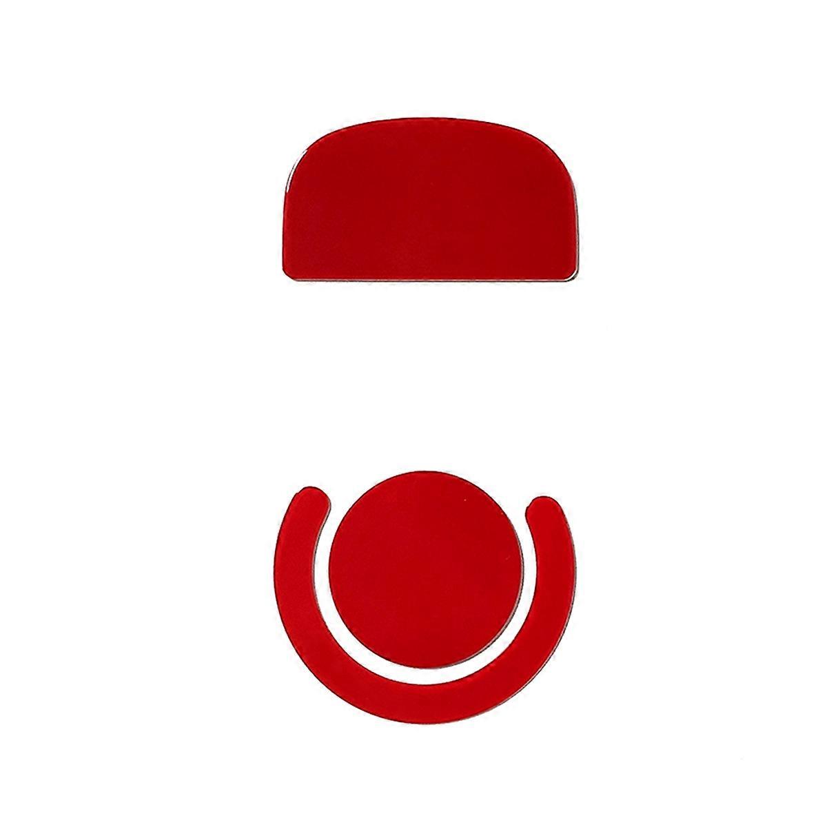 1Set Mouse Feet Sticker for Logitech GPW 2 G PRO X Mouse, Red