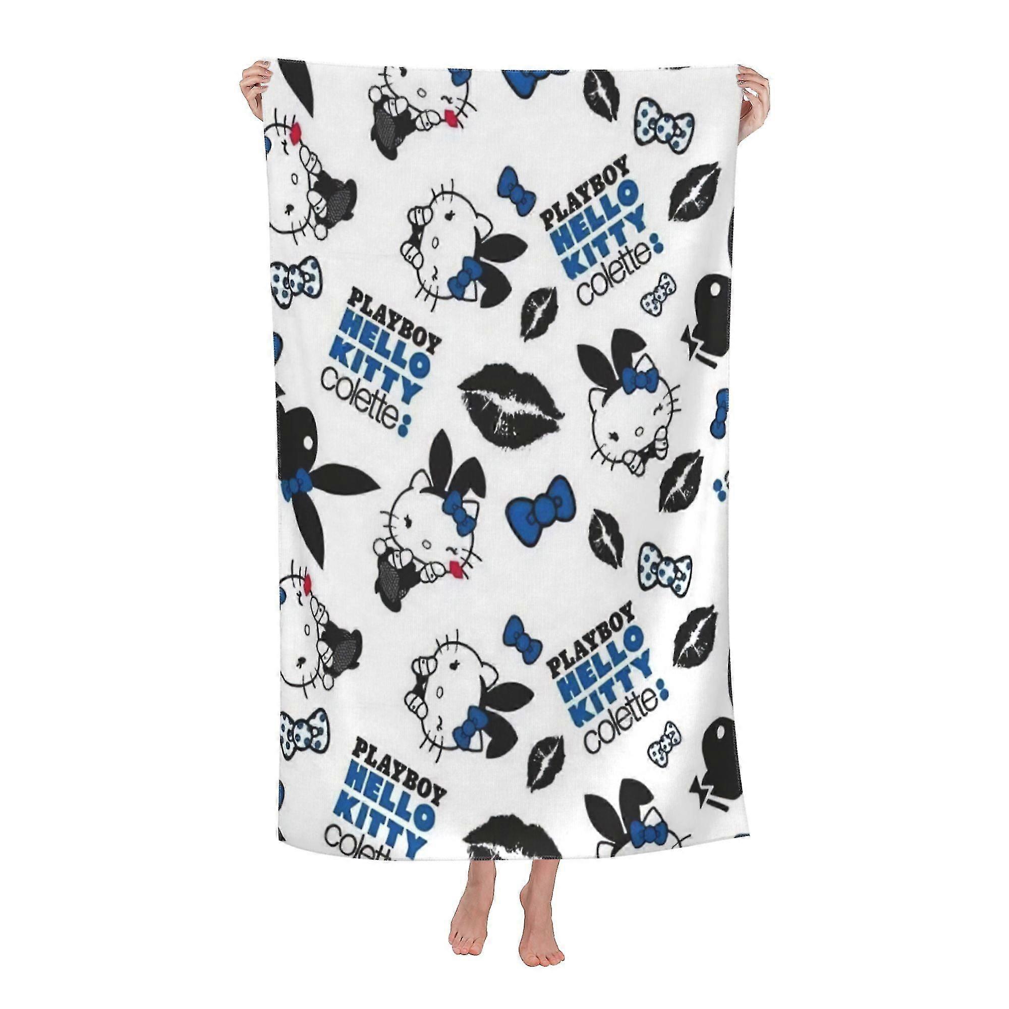 Hello Kitty Beach Towel, Large Microfiber Bath Towel