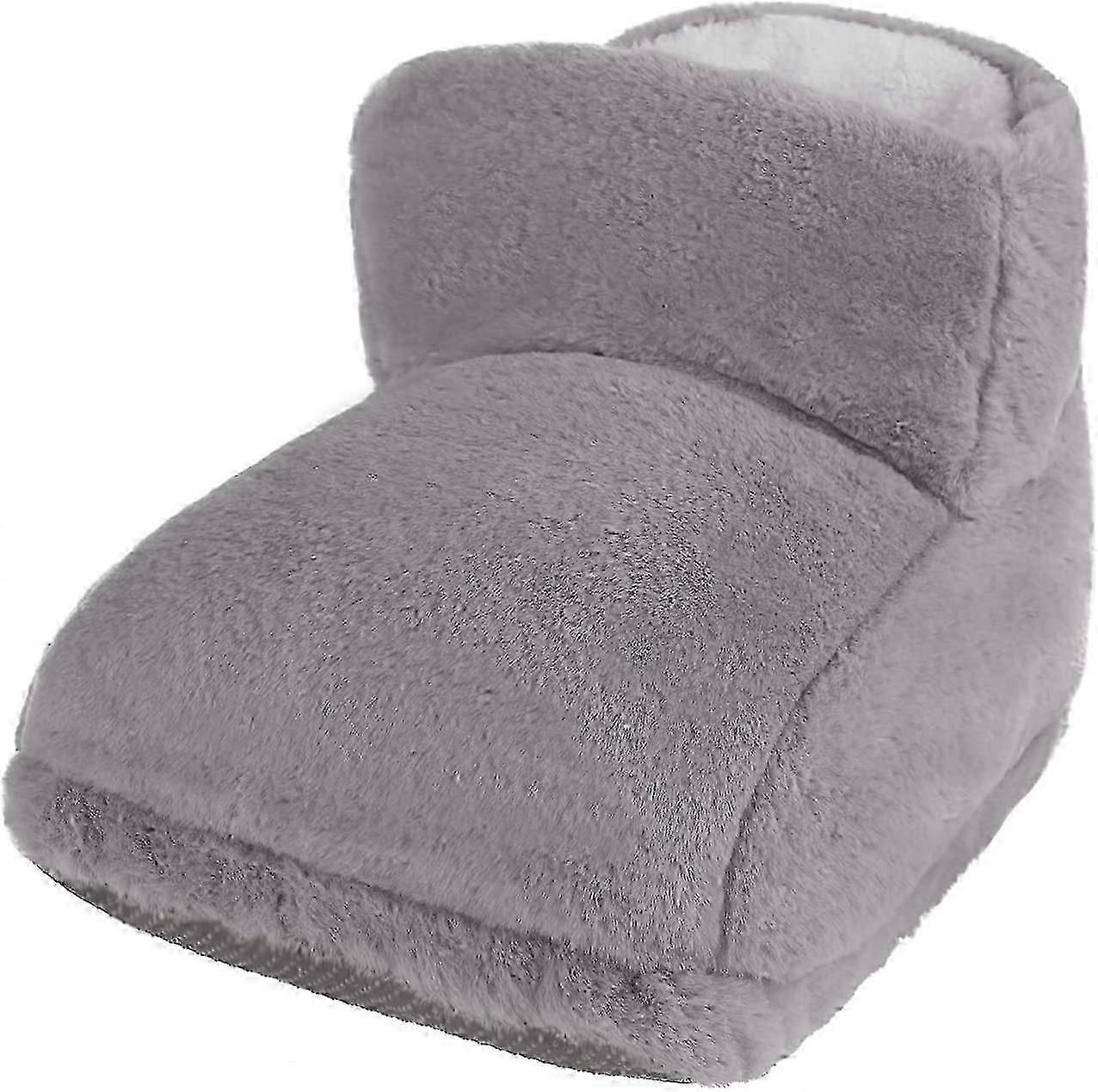 USB Rechargeable Electric Heated Foot Warmers,one sizeGrey