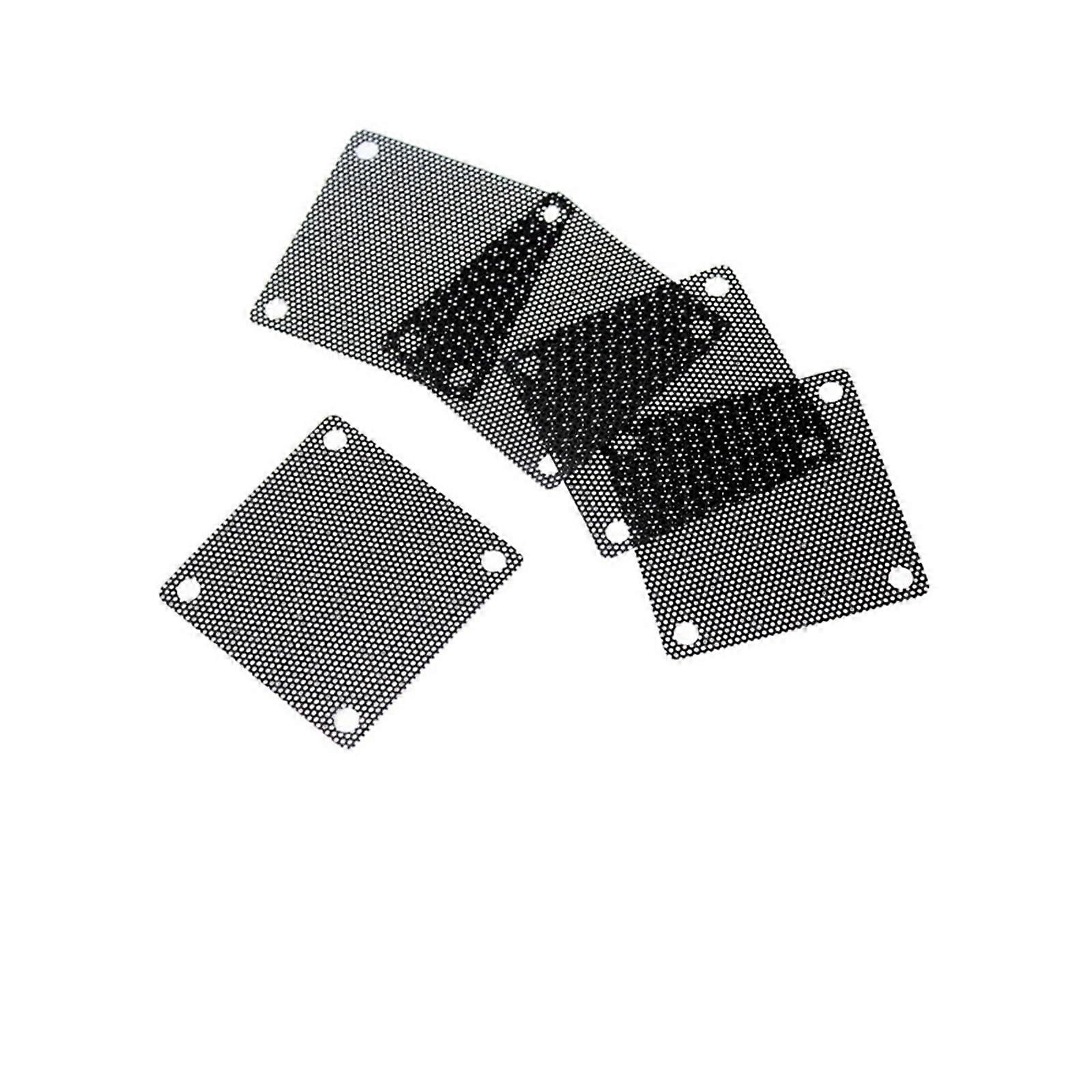 200PCS 5cm 50mm PVC Fan Filters Computer Mesh Cover Dust Cover PVC Mesh PC Fan Dust Filter Dustproof Case 50x50mm