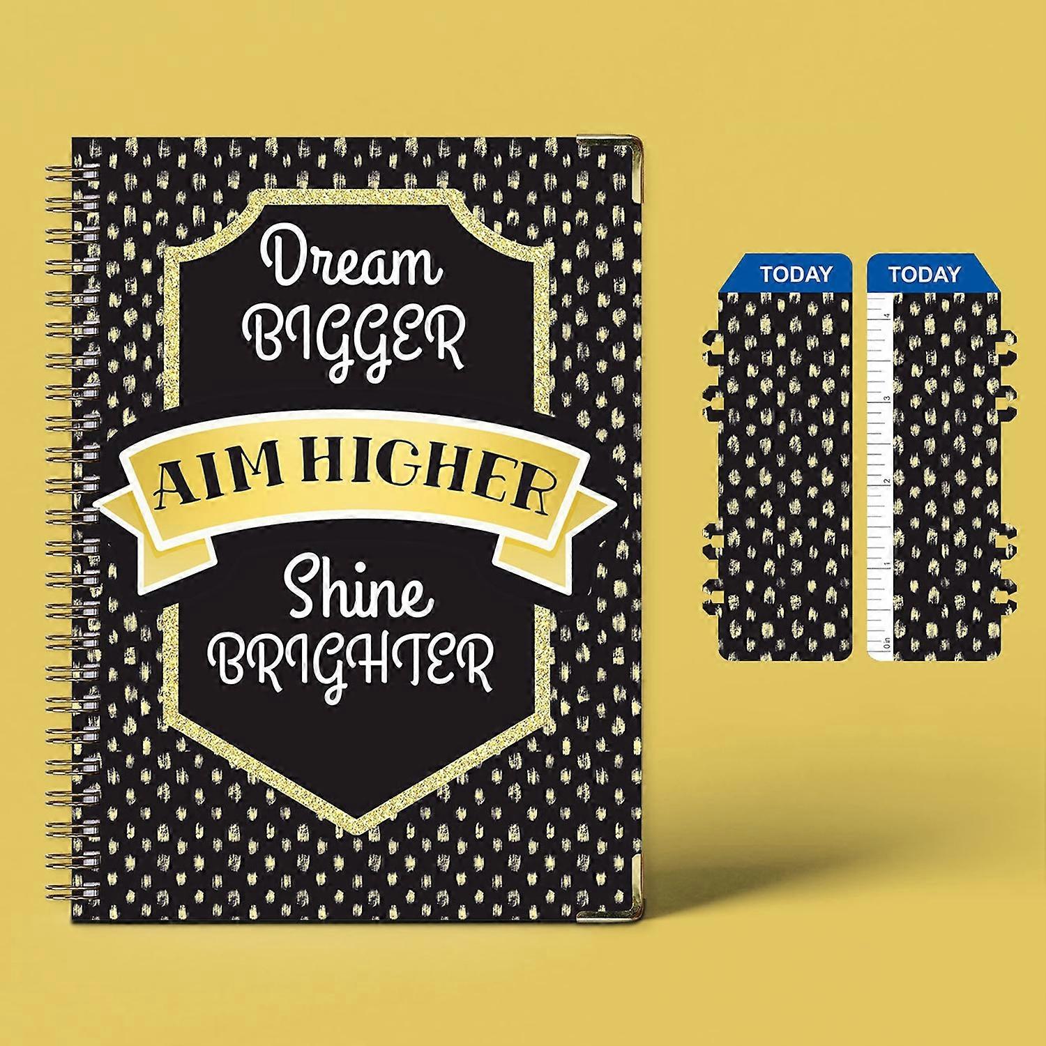 A5 2025 English Coil Calendar Notebook Diary Work Plan Book B17