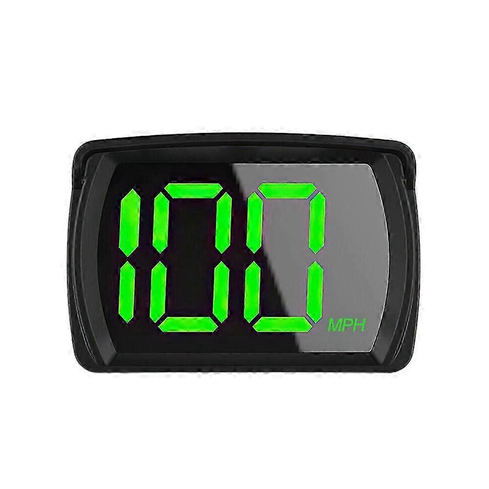 Auto Smart Tachometer Big Font GPS-Geschwindigkeitsdetektor High Definition Elektronischer GPS-Tachometer Plug & Play für Autoteile