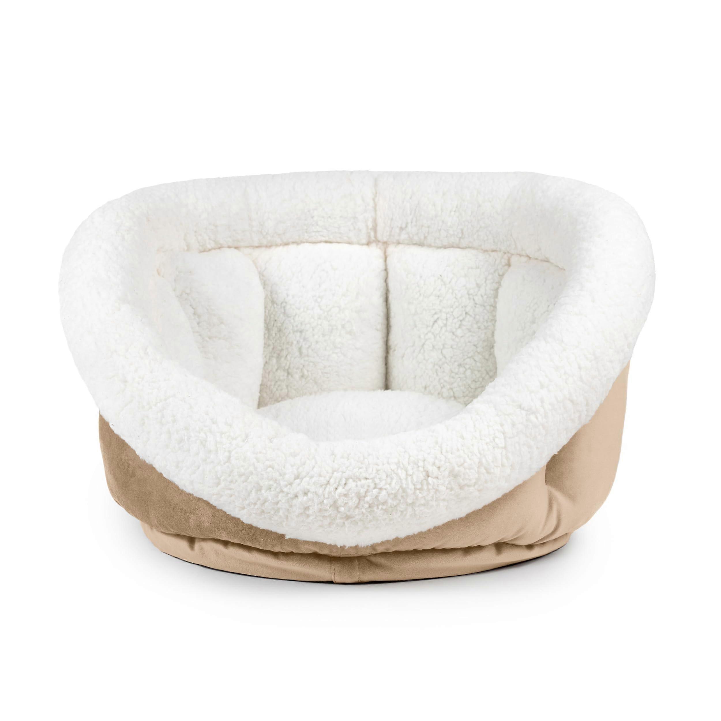 Medium Cuddler Cup Pet Bed: Cozy Retreat with Deep Cushioning, Secure Snug Space