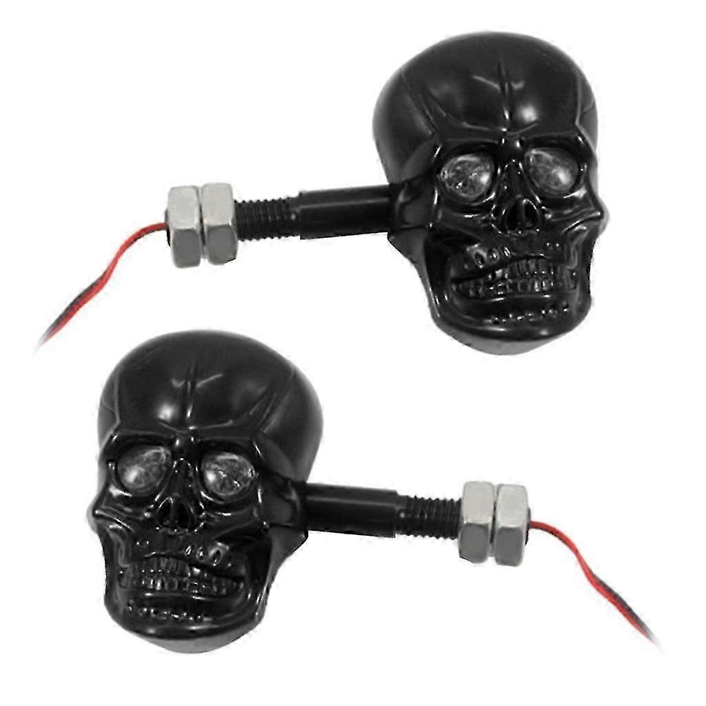 Universal Motorrad LED Blinker Skull Design Blinker Blinker Leuchten