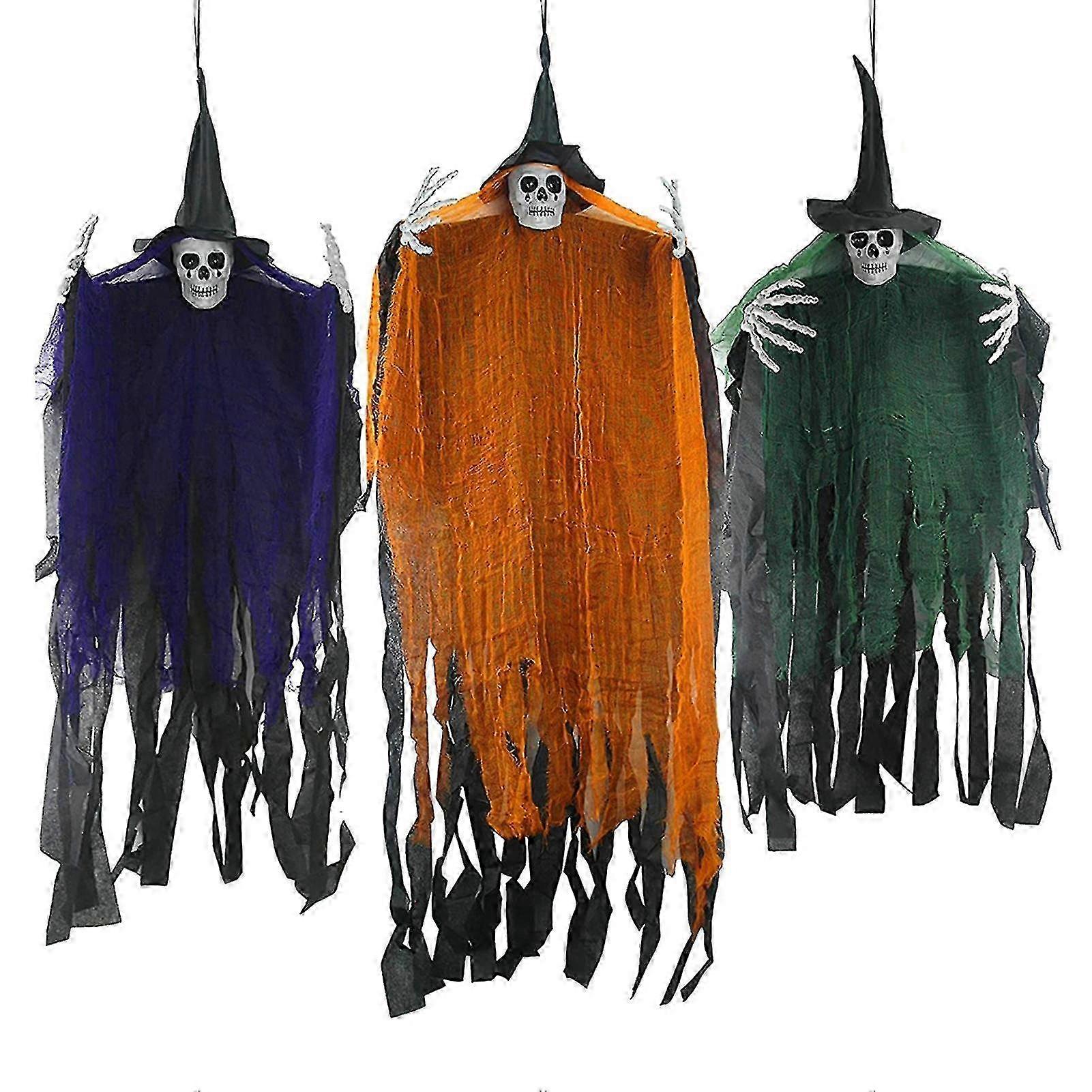Witch Scene Set Halloween Decoration for Horror Atmosphere