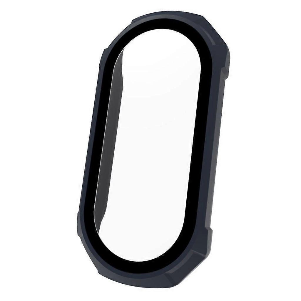 For Mi-Band 8 PC Screen Protector Tempered Film+Case All-inclusive Bumper-Shell