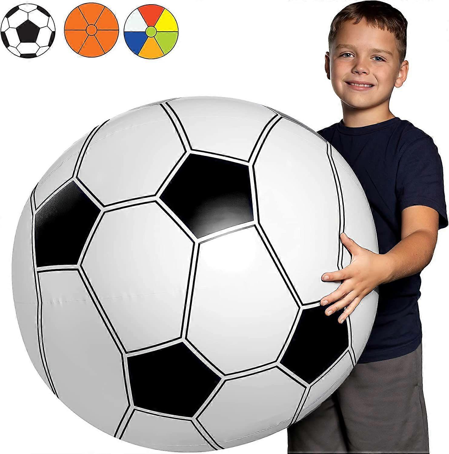 Large Beach Ball for Kids or Adults - Easy to Inflate and Durable Material