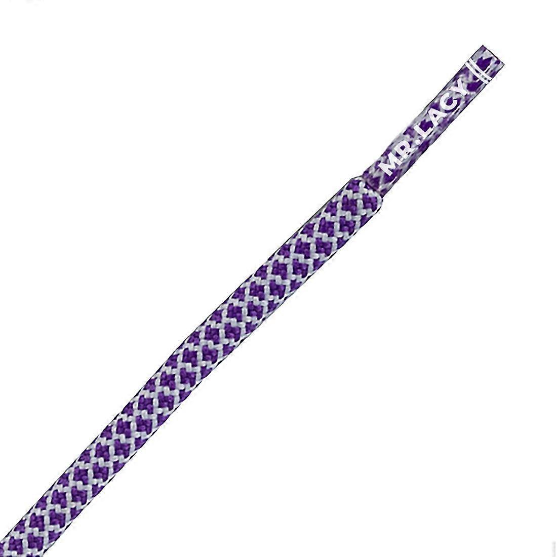 Mr. Lacy Ropies 130cm Shoelaces - Violet/White