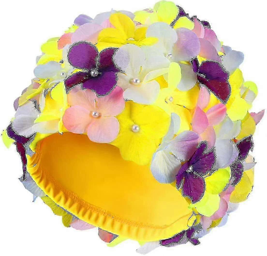 Mode Badekappe Blütenblätter Mode Badekappe Retro Blütenblätter Retro Badekappe Badekappe Blumen Badekappe Badekappe gut