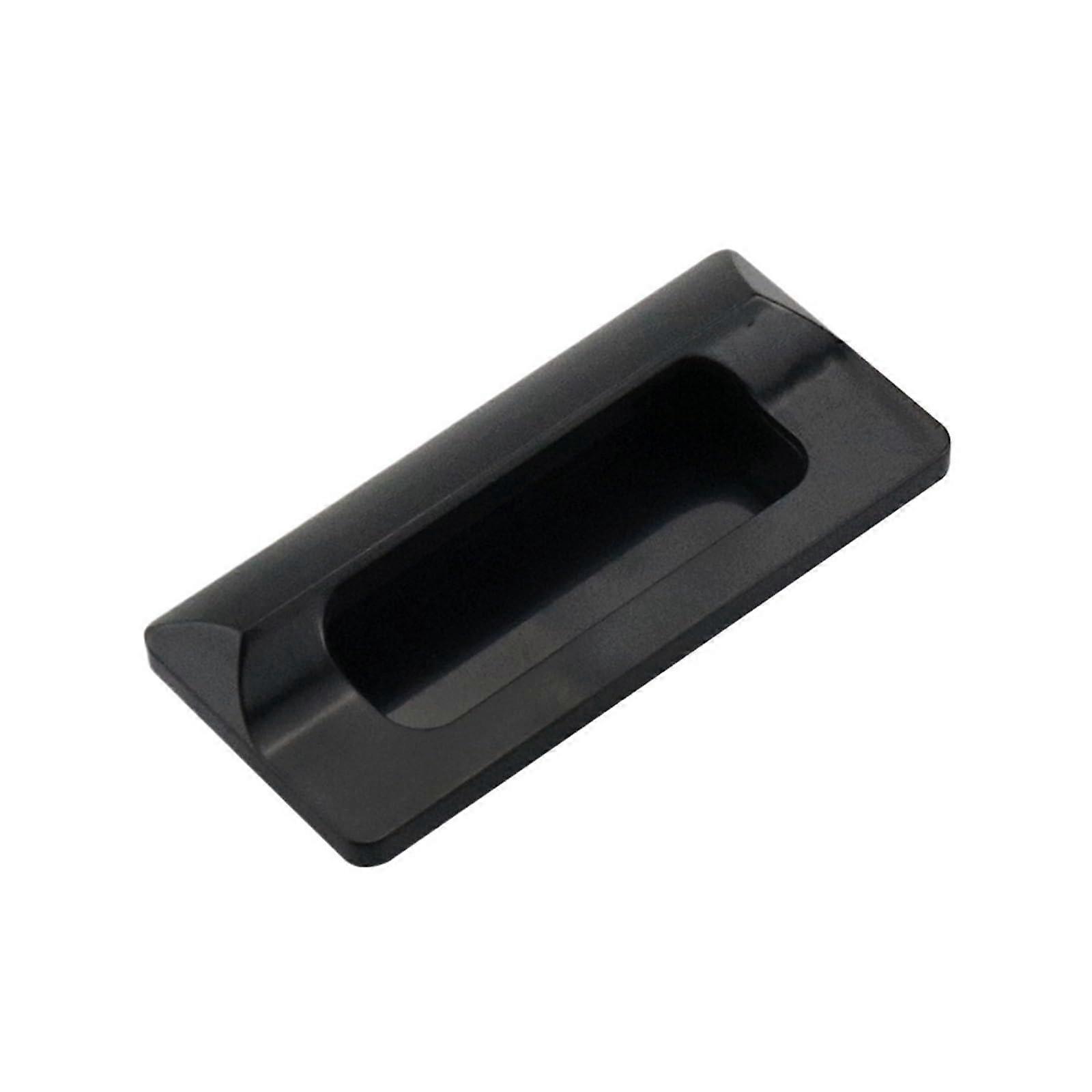 Handle Embedded Plastic Black Invisible Drawer Door Handle with Concealed Buckle for Industrial Use