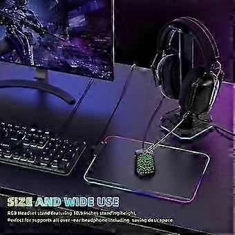 מעמד תאורת אוזניות עם RGB מתגלגל יחיד