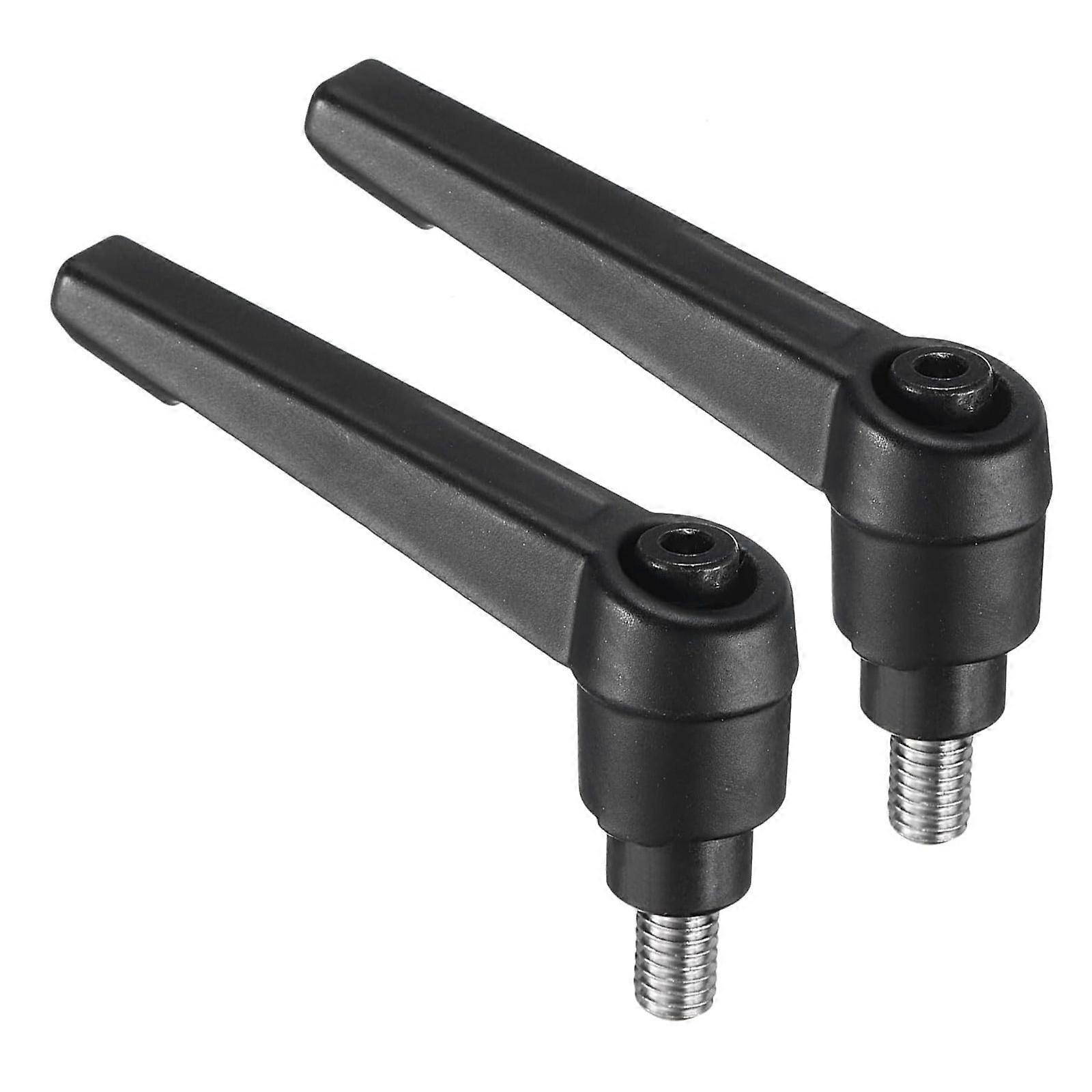 Pack of 2 Adjustable Clamping Lever Handle Durability ZincAlloy for Industrial Use Precise &Corrosion Resistant
