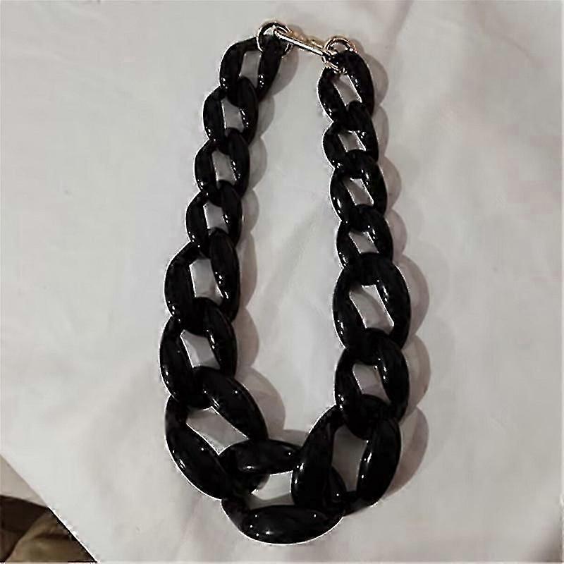 Boucle de collier en résine acrylique, collier vintage à la mode