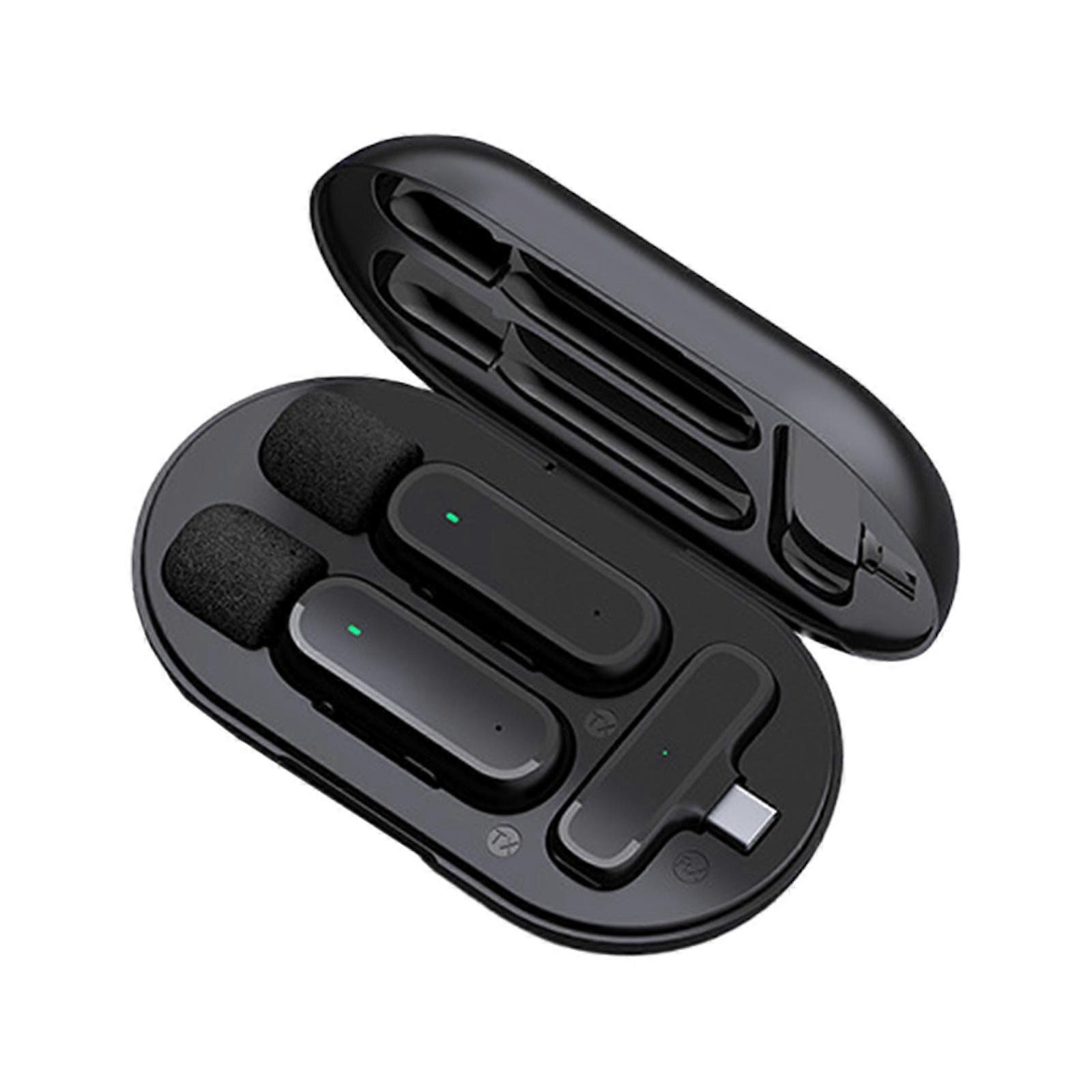 Professional Wireless Lapel Microphone DSP for Vloggers Live