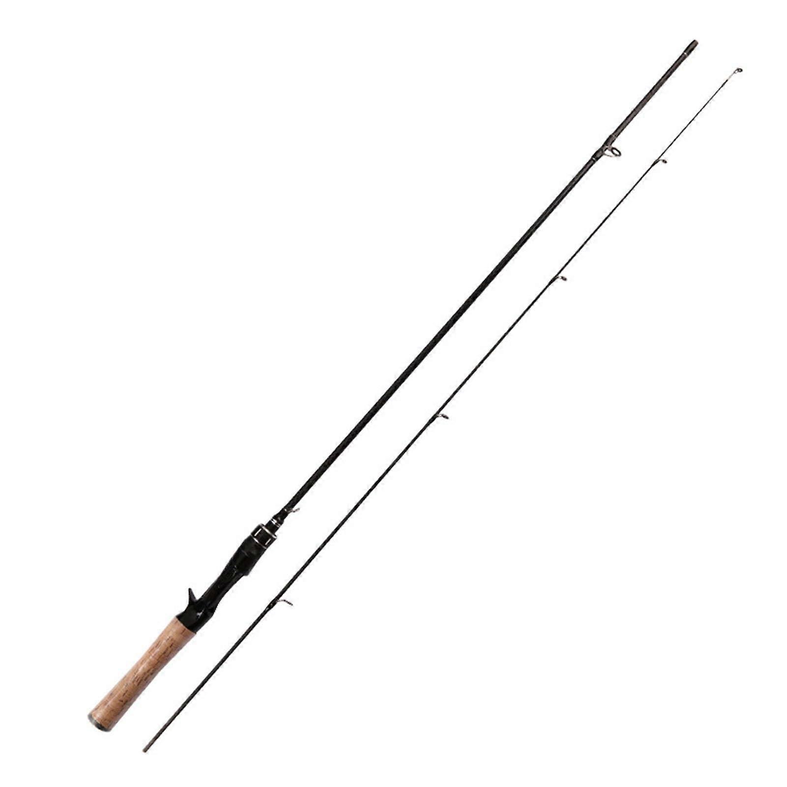 carbon lure fishing rods with ceramic guide, curved handle 1.98