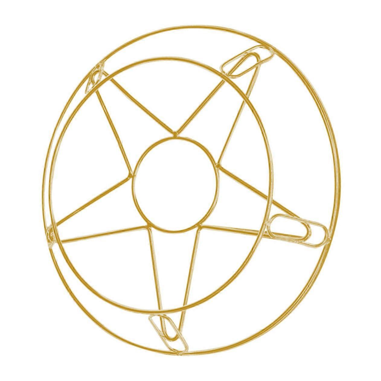 Vegetable Rack Metal Shelf Double-Tier Pot Rack Reusable Golden Cooling and Steaming