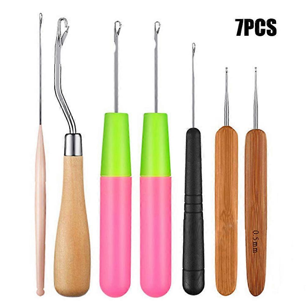Dreadlock Crochet Needle Set Weaving Needles Hair Locking Tool