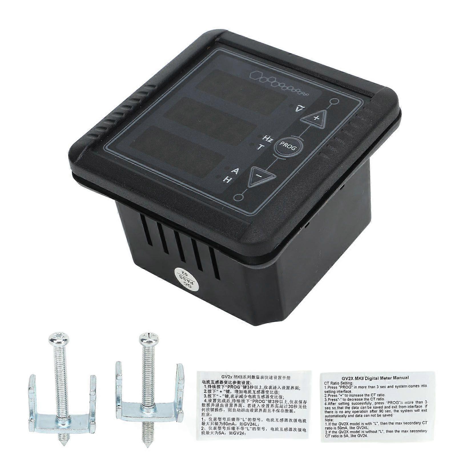 High quality GV24 MKII Digital Display Amperemeter Diesel Generator 85-265v