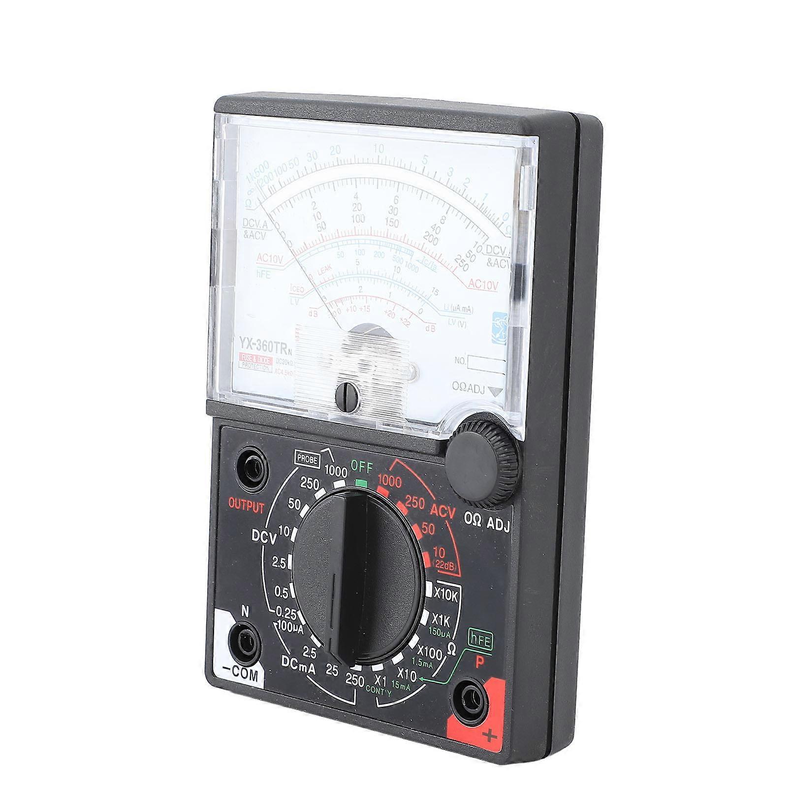YX 360TRn Pointer Type Multimeter High Accuracy Industry Analog Multimeter for Electrical Repair 