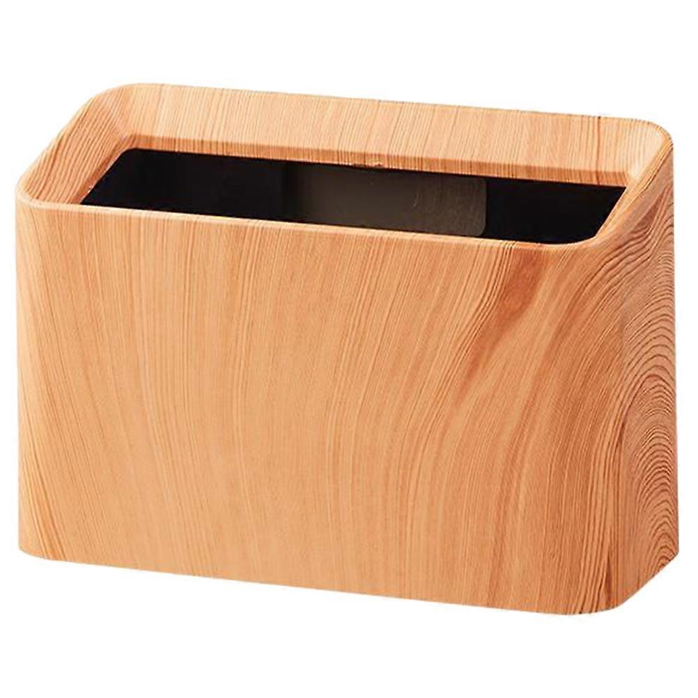Stylish Retro Desktop Trash Can for Office Home Use Sturdy Waste Basket with Versatile Design for Kitchen Organizer or Pen Holder