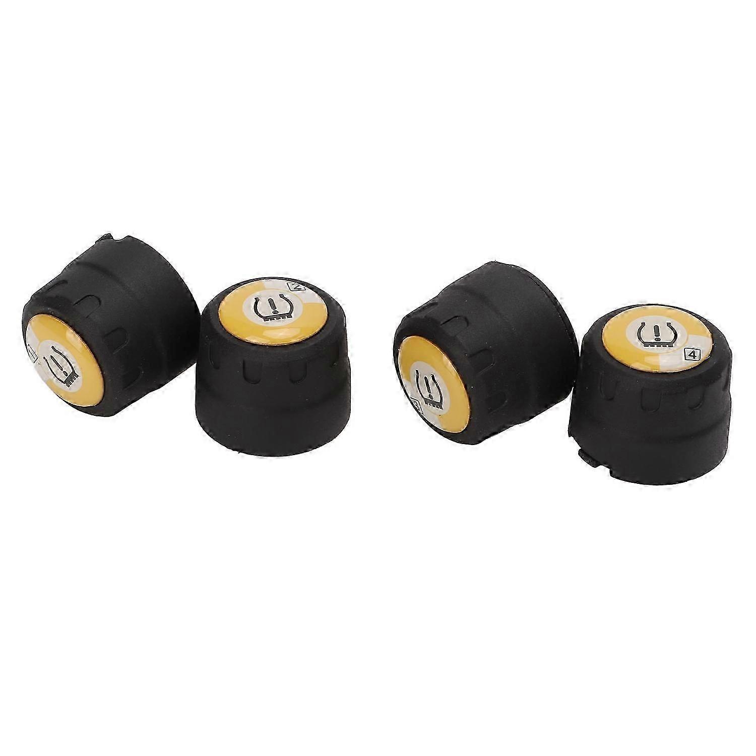 4pcs Tire Pressure Monitoring Sensor IP67 Waterproof Phone APP Display Bluetooth Real Time TPMS for-Good