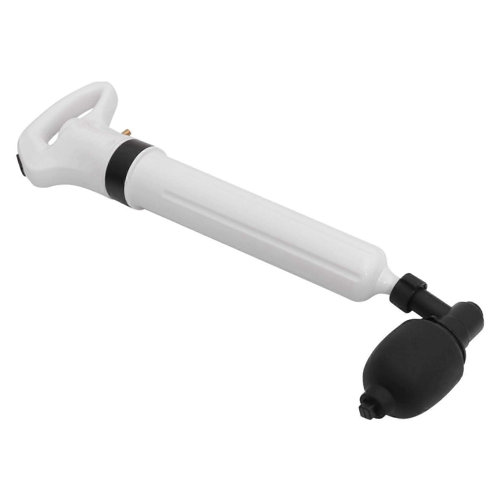 Effective drain cleaner with plunger for bathrooms toilets kitchens Removes blockages