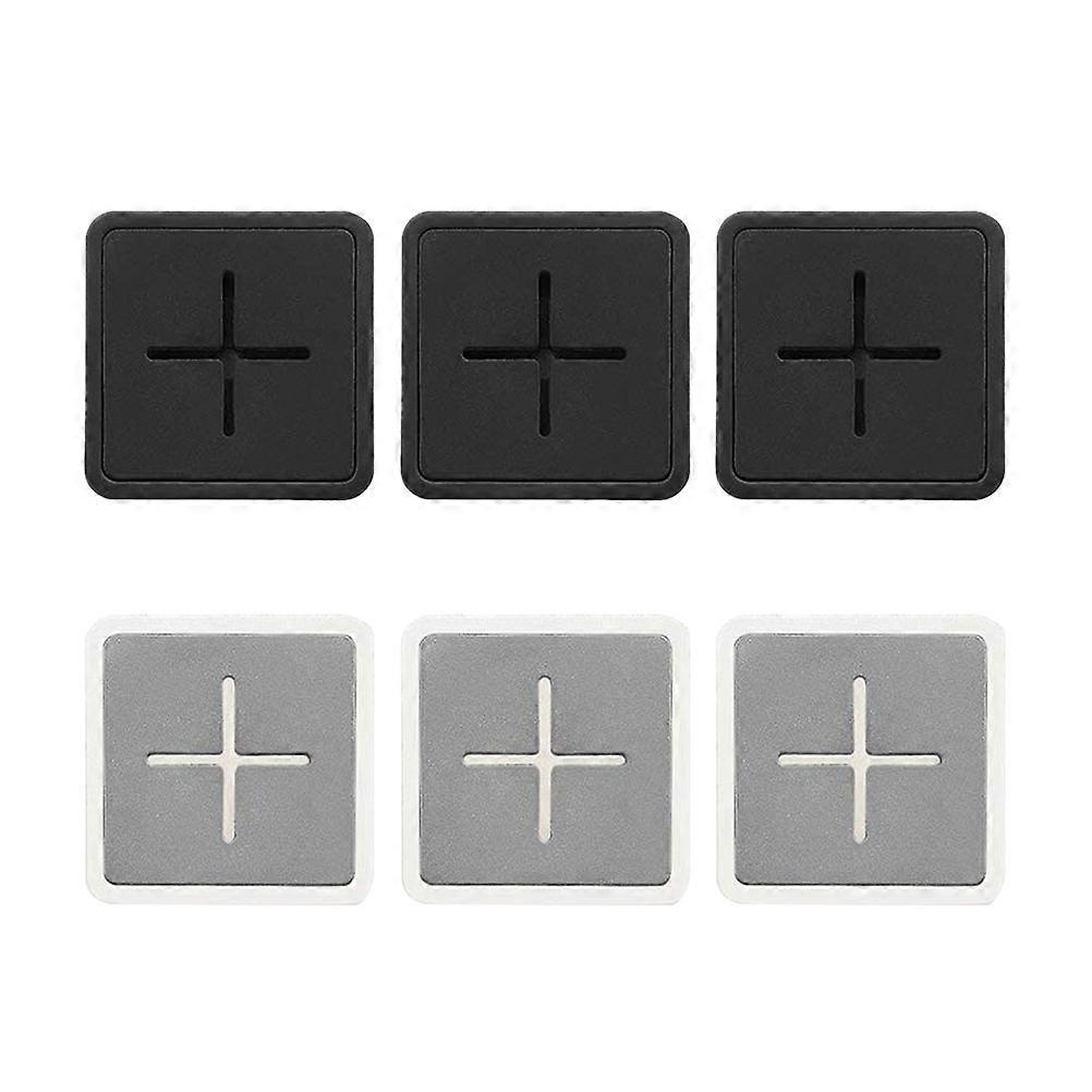 Itseliimautuva pyyhekoukku 6kpl Abs pyyheteline kylpyhuoneeseen ja keittiöön kotikäyttöön harmaa 4,7x4,7cm