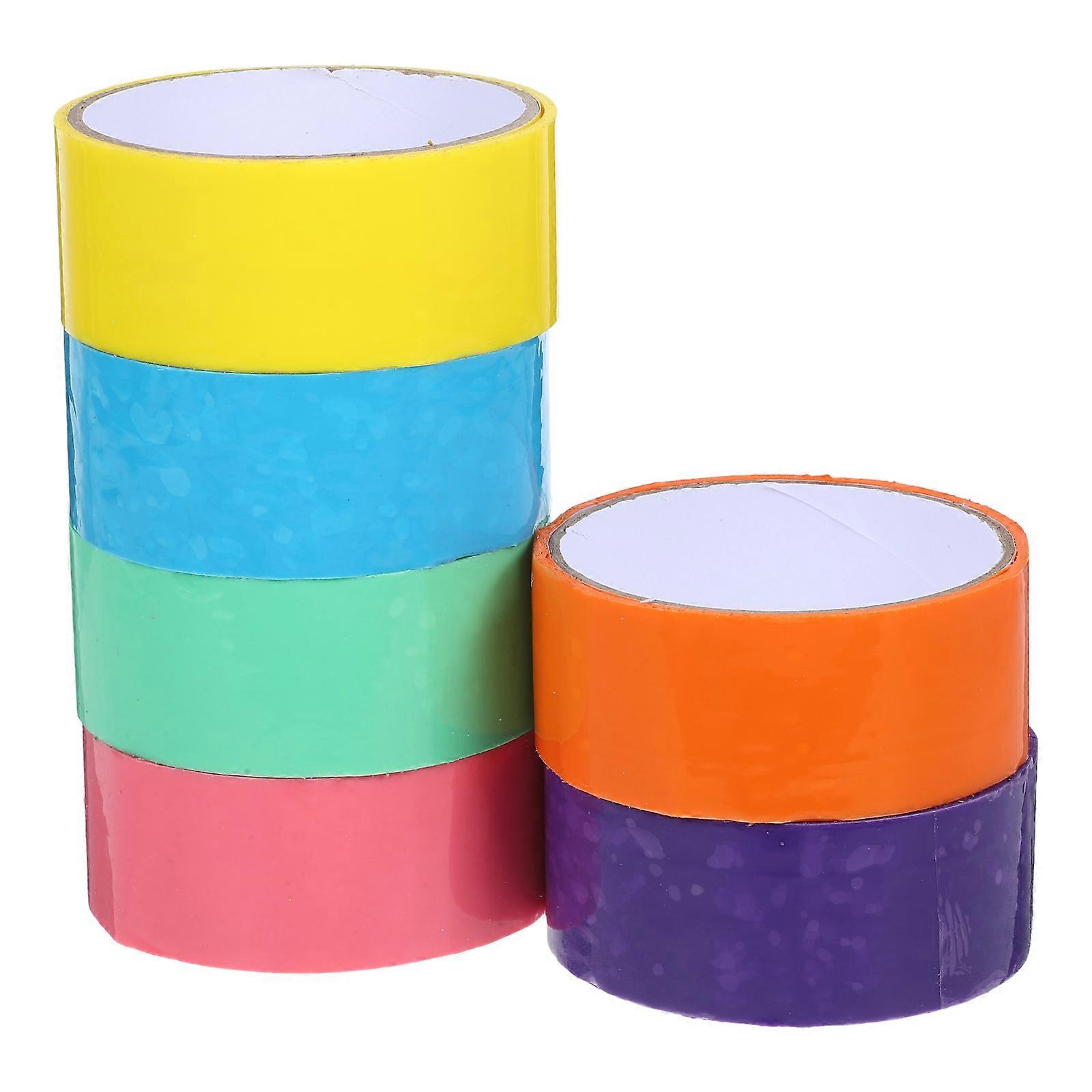 Adhesive Tapes Round Balls DIY Accessory for Plastic Accessories 6 Rolls