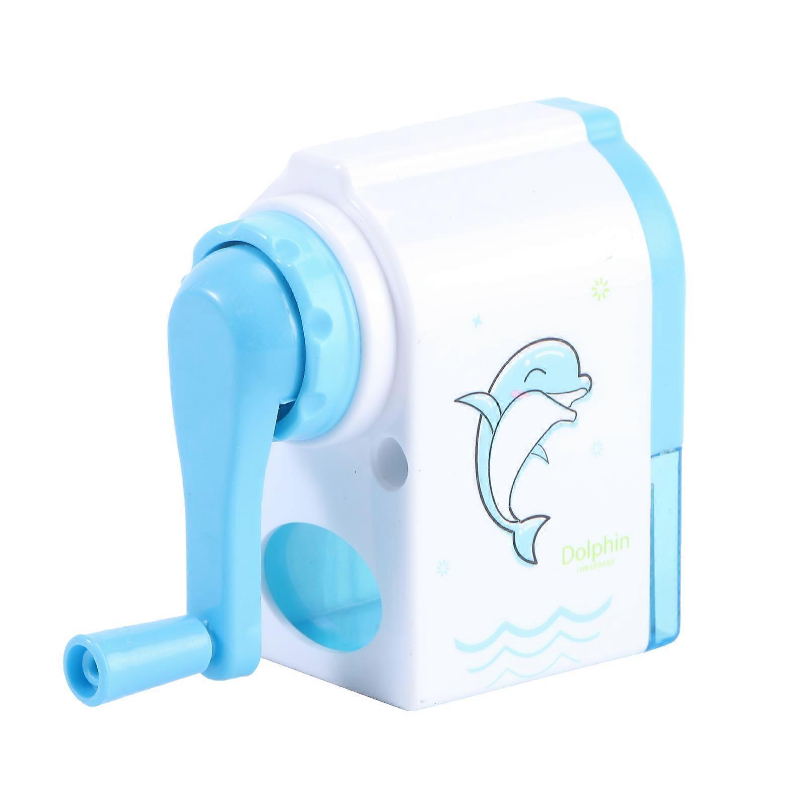 Desk Use Pencil Sharpener ABS and Metal .2x8x4.5cm Rotary Cutting 1Pack