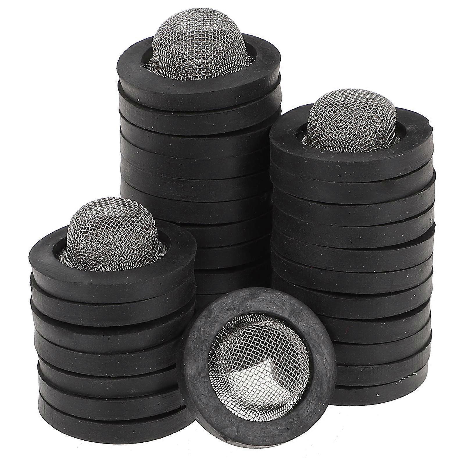 Hose Pipe Fitting Hose Washer 1/2 Inch Inlet Hose Coupling Water Waste Reduction For Public Facilities 30Pcs