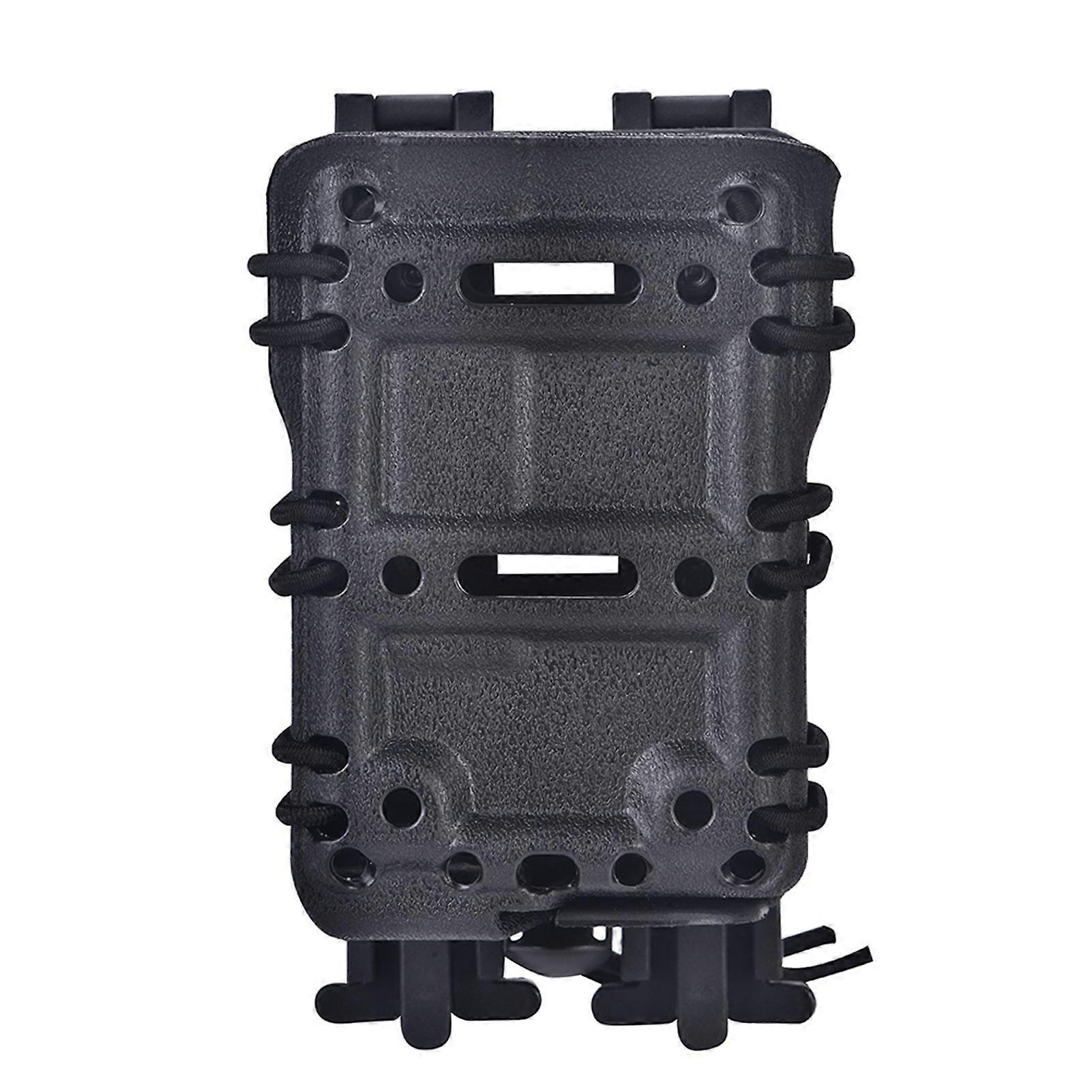 Plastic Magazine Pouch Molle System Vest Hunting Camping (Black)