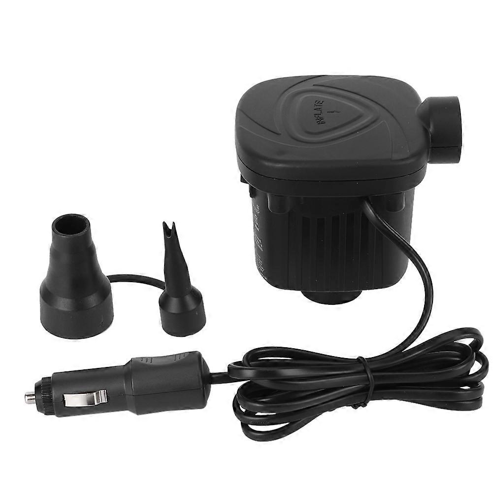 12V Car DC Electric Air Pump Outdoor Inflatable Boat Floating Bed Swimming Portable Inflating Tool