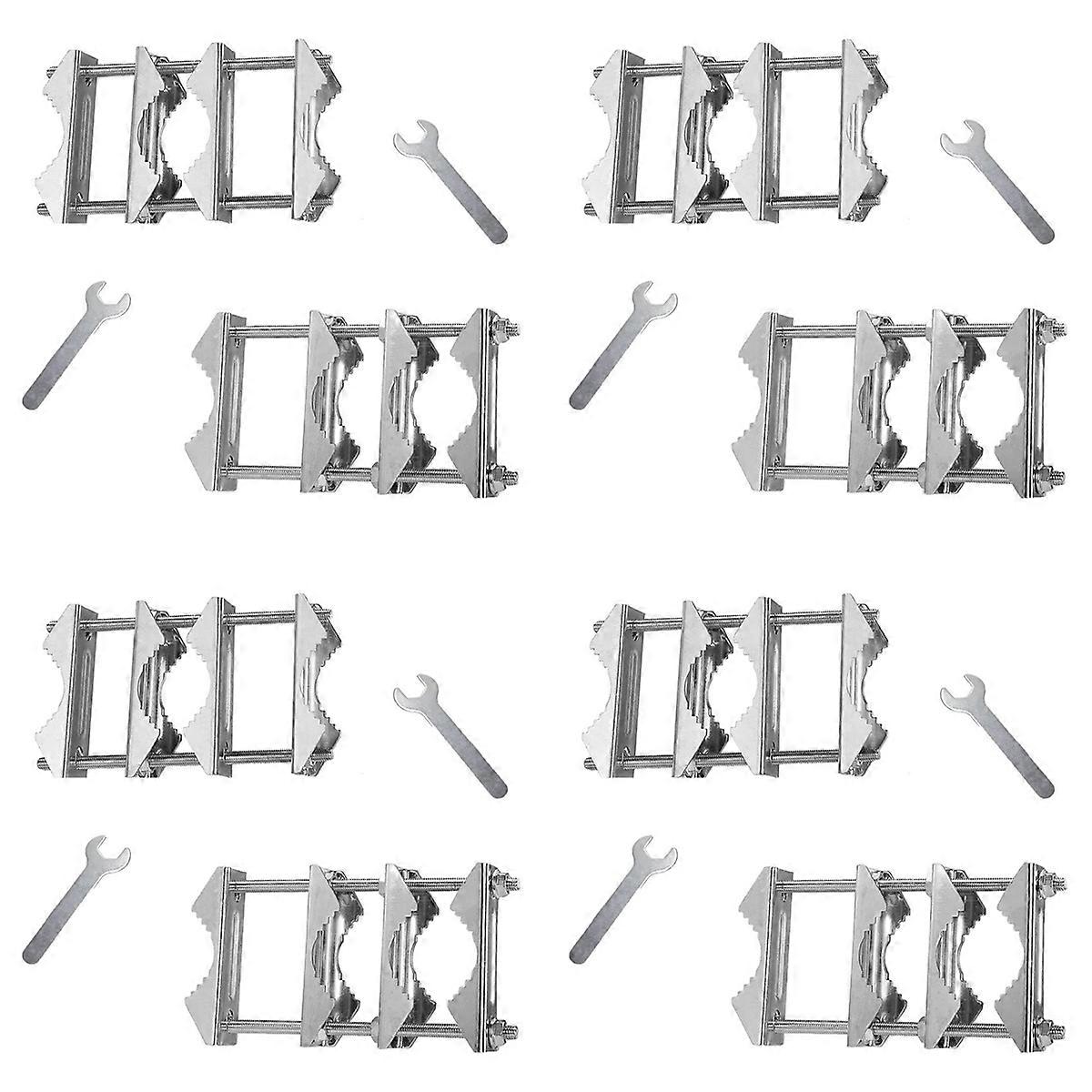 2 PCS Double Antenna Mast Clamp with Bolts Mast to Mast Clamp