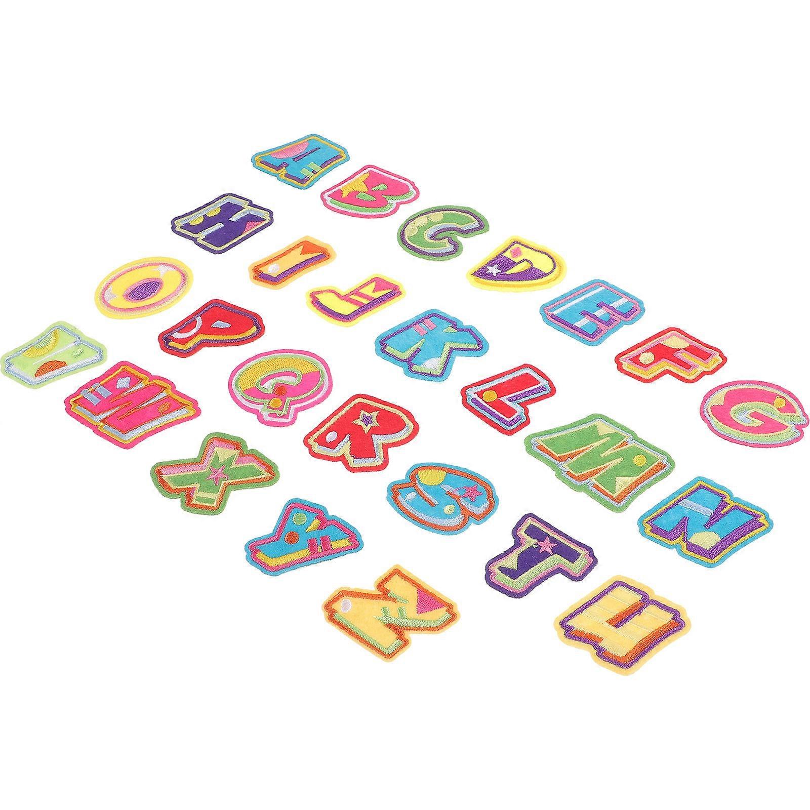 Patch-uri de îmbrăcăminte Colorat Cusut Broderie Patch-uri Pălărie Înfrumusețare Fier Pe Adeziv 3 5X3CM 1Set