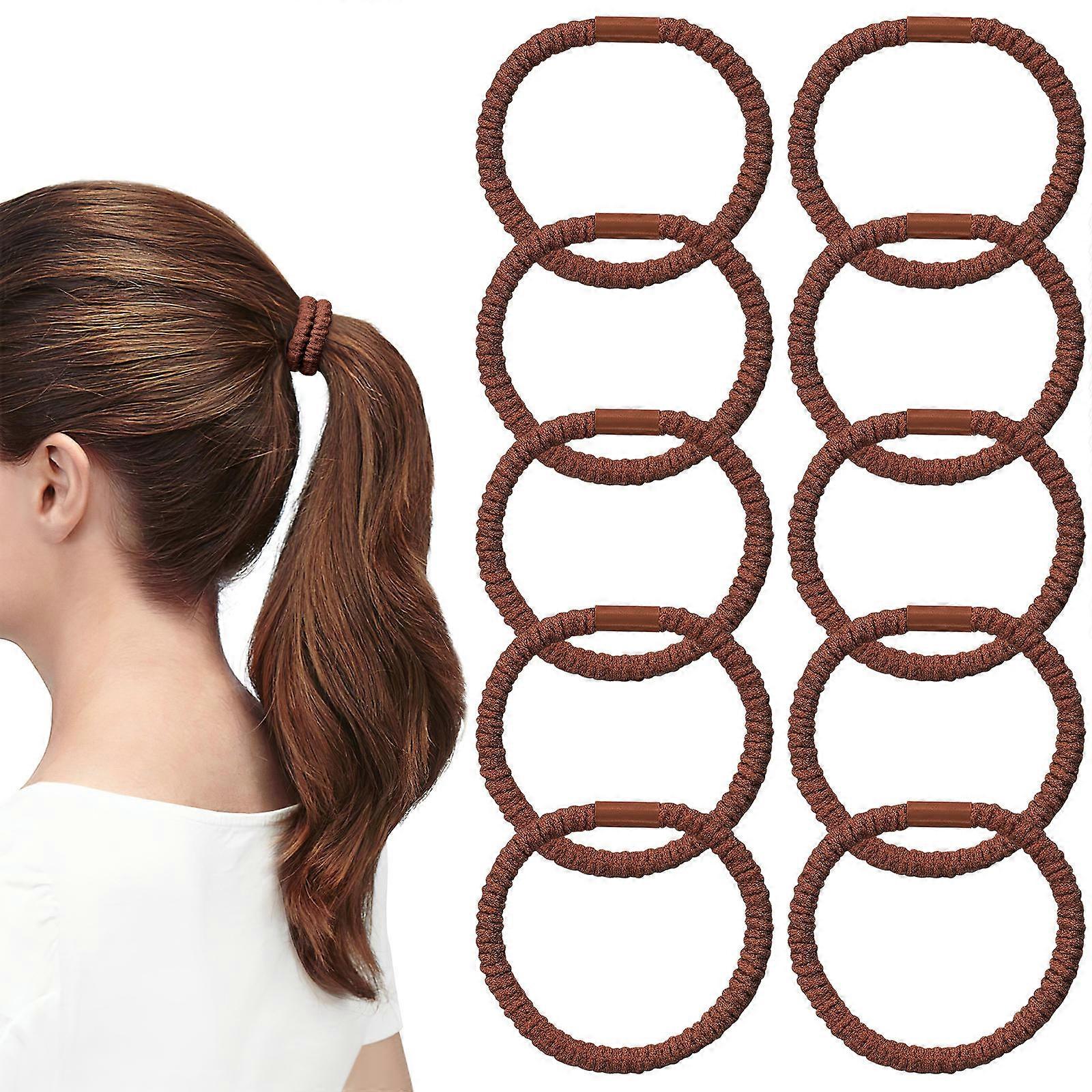Here's a polished and professional product description based on the title you provided:
**10 Pack Stretchy Hair Ties for Women – No Damage