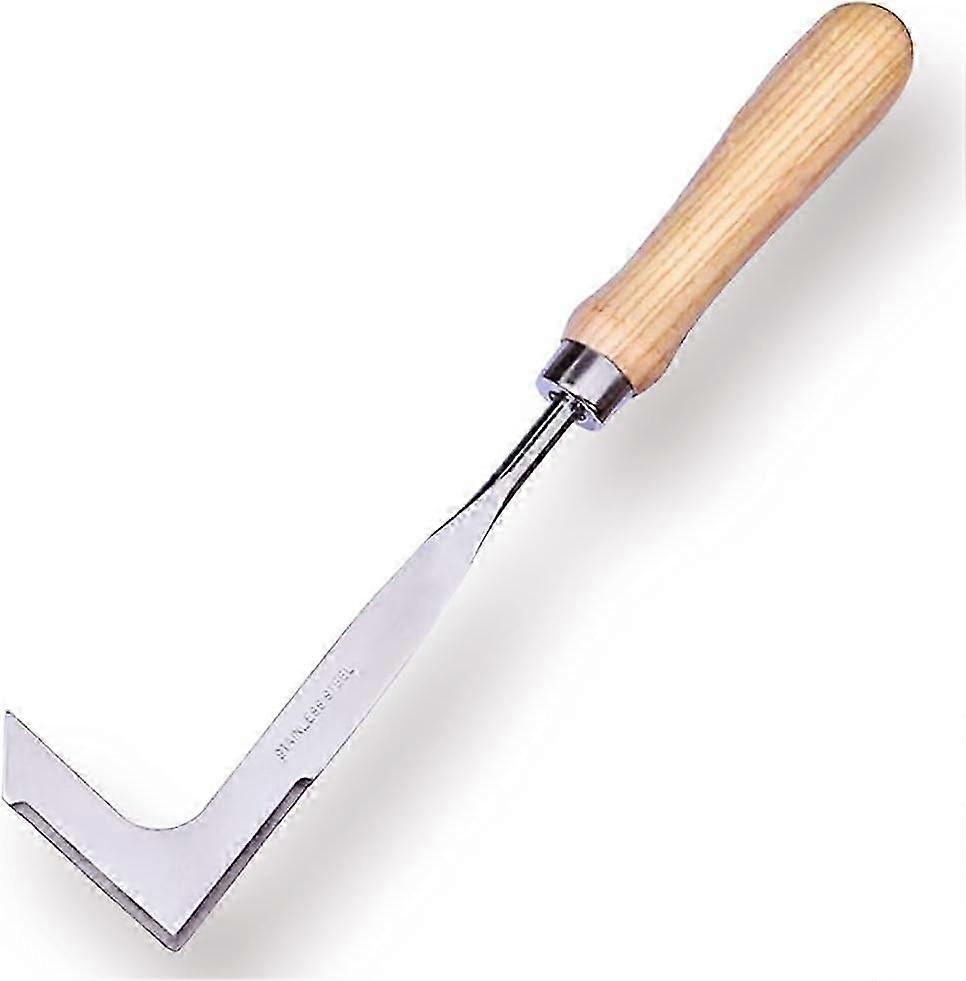 أداة إزالة الأعشاب الضارة من الفولاذ المقاوم للصدأ - أداة إزالة الأعشاب الضارة يدويا بمقبض بطول 32 سم