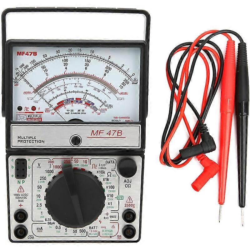 MF47B Multimetro con display digitale multifunzionale Rilevatore di corrente di tensione CA CC